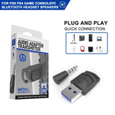 محول سماعة رأس لاسلكية للألعاب، محول سماعة رأس لجهاز PS5 PS4، جهاز إرسال صوت بلوتوث 5.0